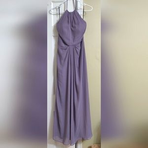 Bill Levkoff Lilac Chiffon Dress